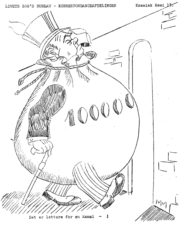 Tegning af Mogens Møller