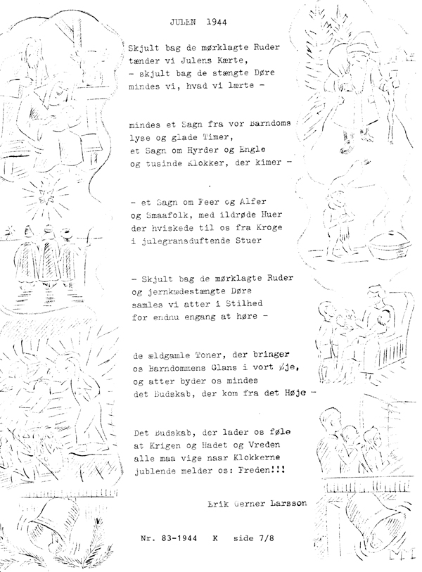 Tegning af Mogens Møller