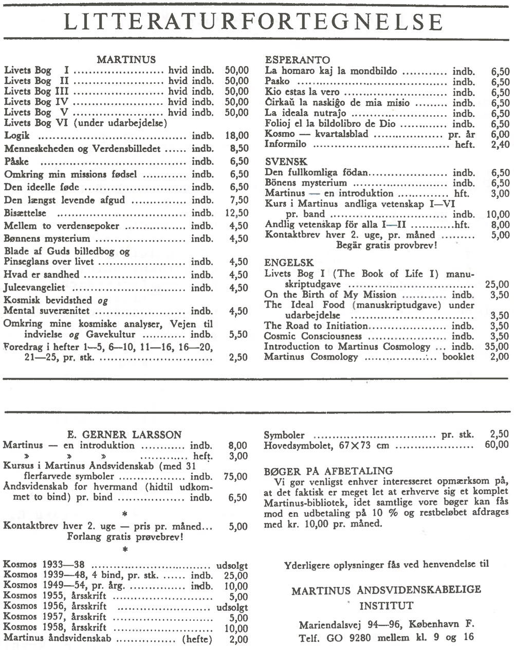 Litteraturfortegnelse