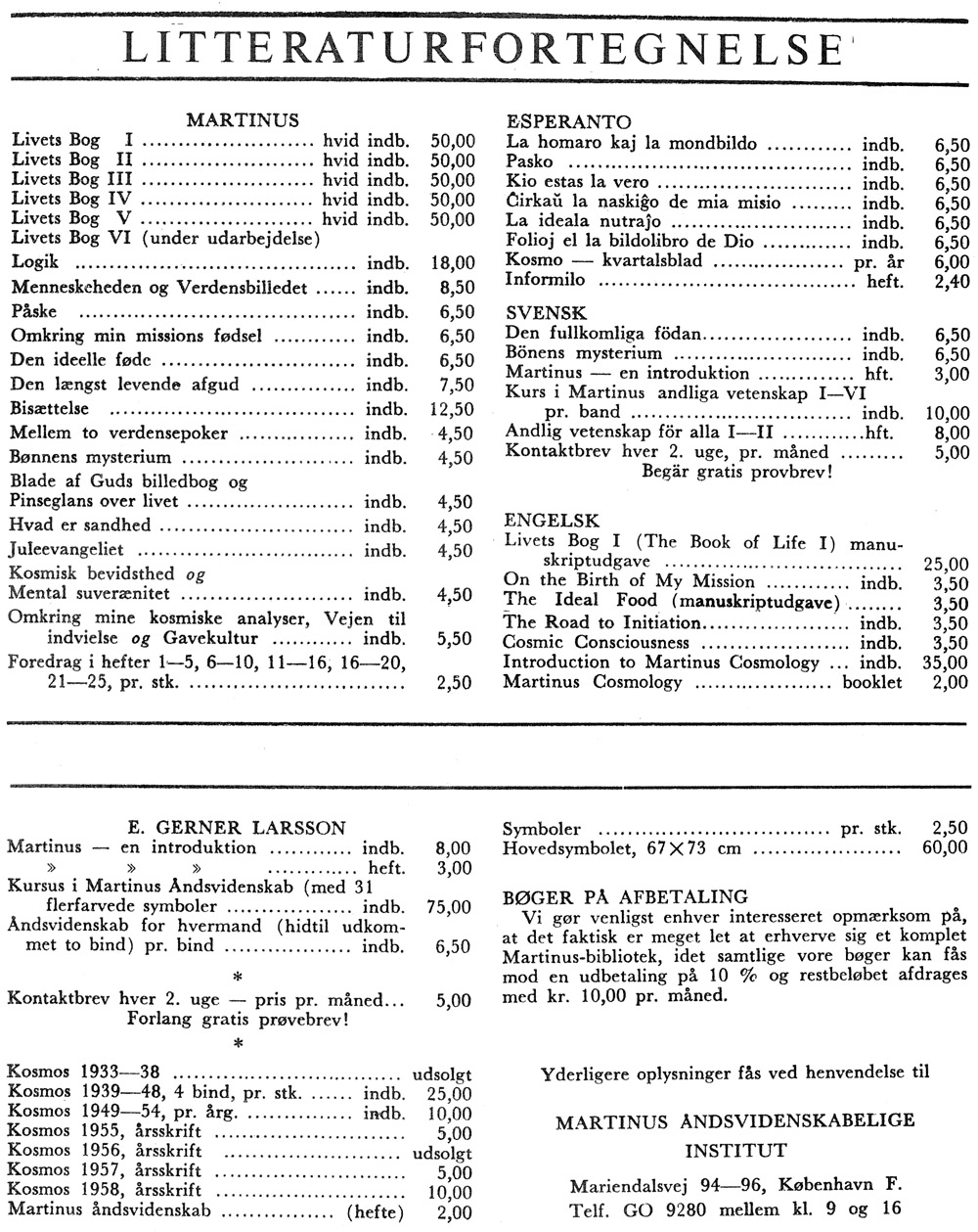 Litteraturfortegnelse