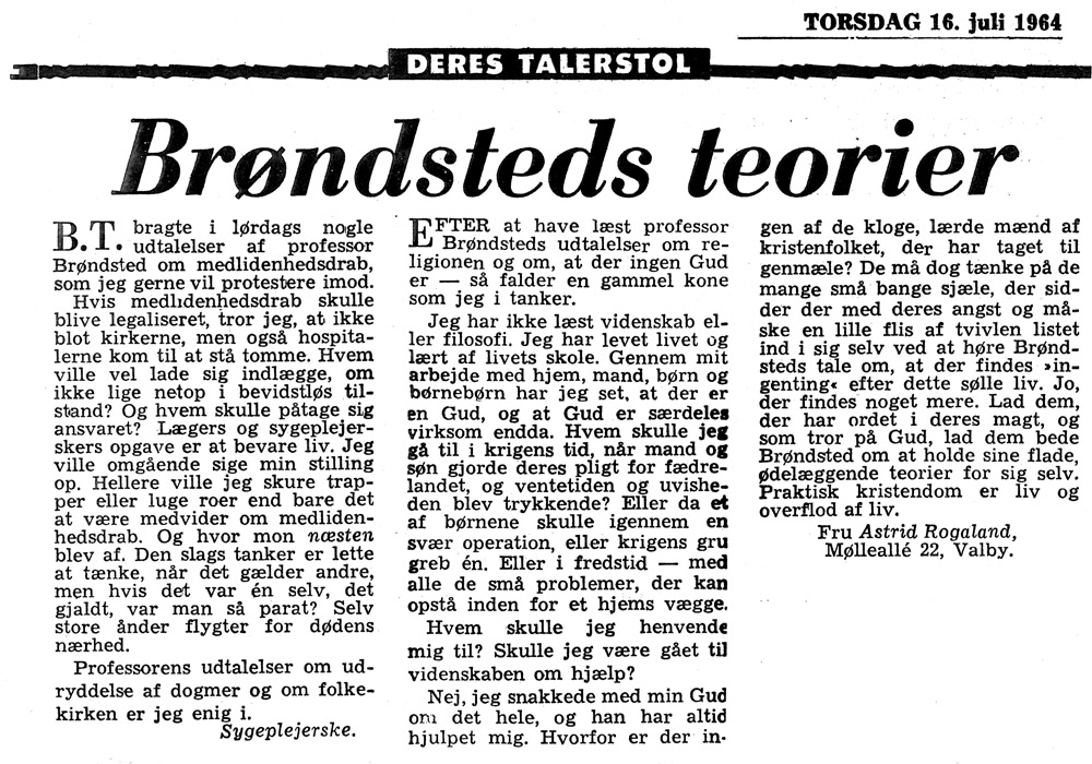 Brøndsteds teorier