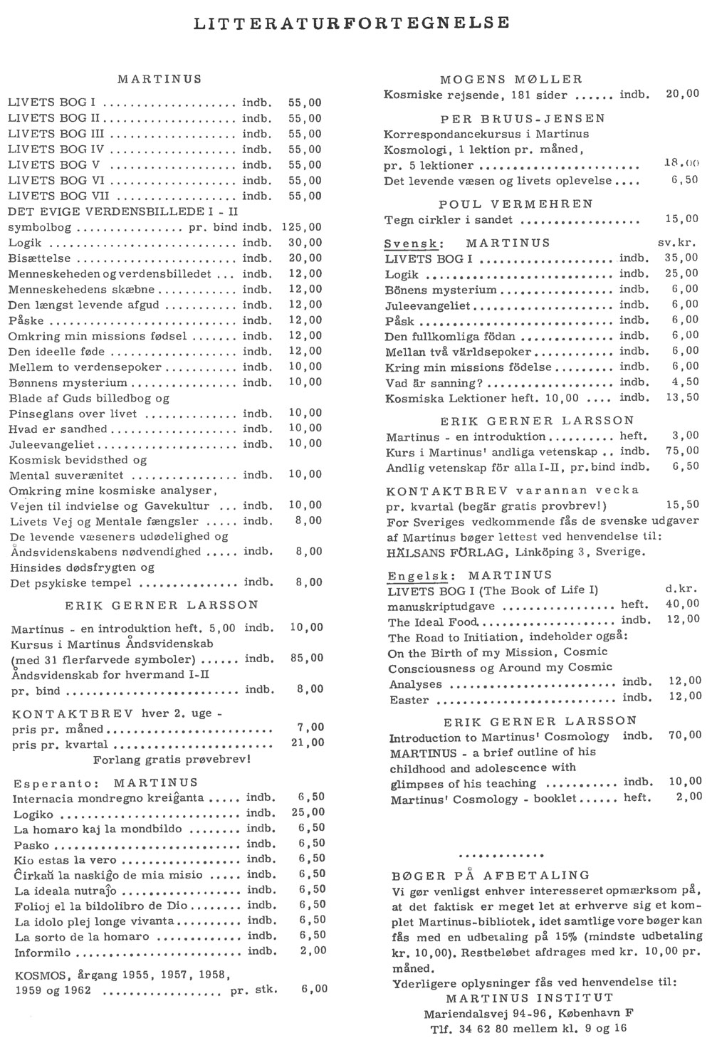 Litteraturfortegnelse