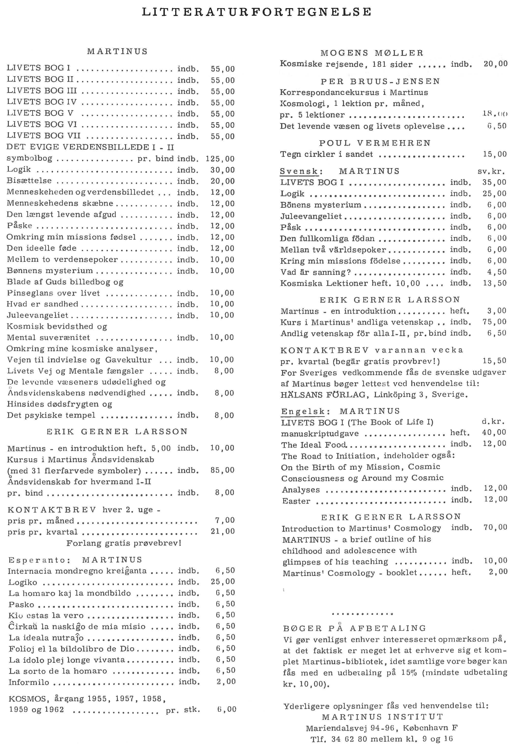 Litteraturfortegnelse