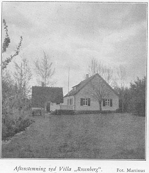 Aftenstemning ved Villa Rosenberg