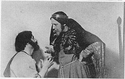 Robert Petersen som 'Peter' og Haakon Edeling som 'Josef af Arimathæa' i Paaskepassionen.