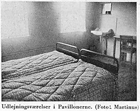 Udlejningsværelser i Pavillonerne. (Foto: Martinus)