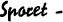 Sporet -