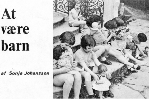 At være barn, af Sonja Johansson