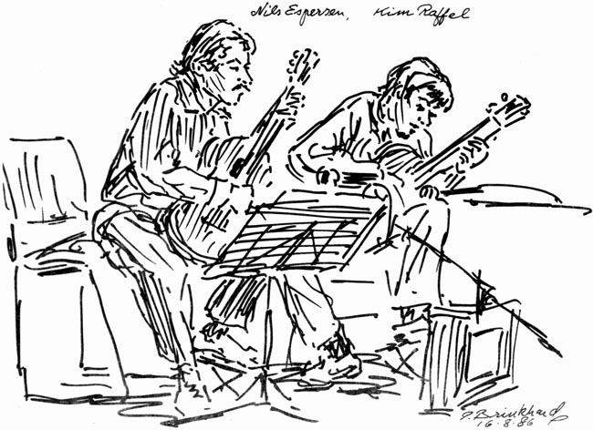 Nils Espersen, Kim Raffel. P. Brinkhard 16-8-86