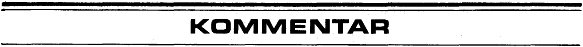 Kommentar