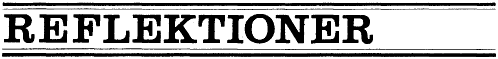 Reflektioner