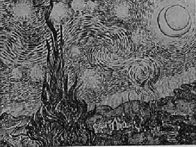 Vincent van Gogh: 'Stjernehimlen og Cypresserne'