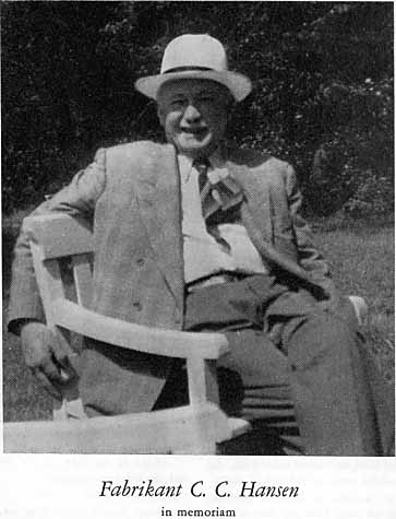 Fabrikant C. C. Hansen in memoriam