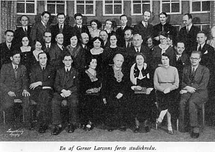 En af Gerner Larssons første studiekredse