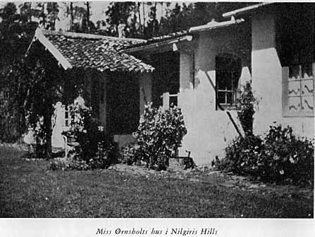 Miss Ørnsholts hus i Nilgiris Hills