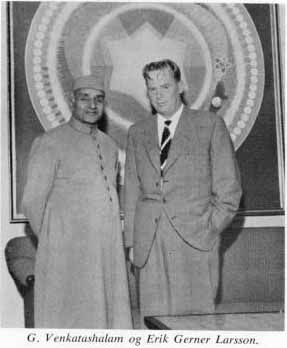 G. Venkatashalam og Erik Gerner Larsson.