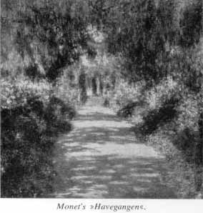 Monet's »Havegangen«.