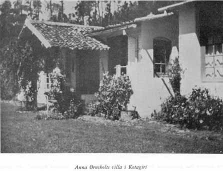 Anna Ørnsholts villa i Kotagiri
