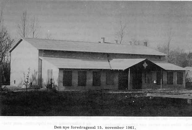 Den nye foredragssal 15. november 1961.