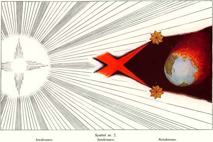 Symbol nr. 2. Intolerance. Intolerance. Netoleremo.