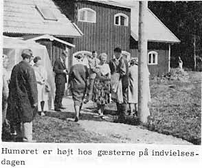 Humøret er højt hos gæsterne på indvielsesdagen