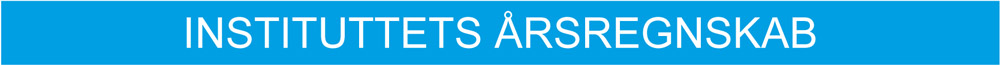 Instituttets årsregnskab