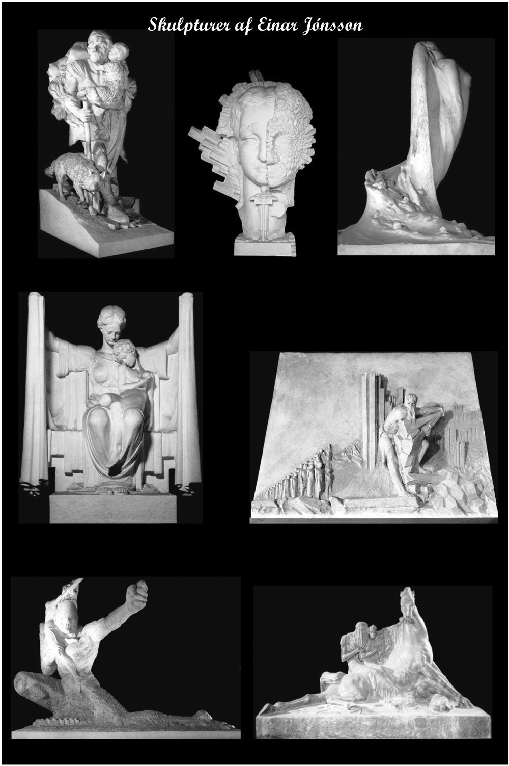 Skulpturer af Einar Jónsson