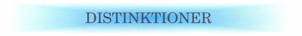 Distinktioner