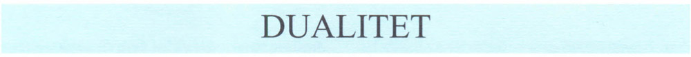 Dualitet