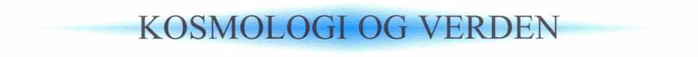 Kosmologi og verden