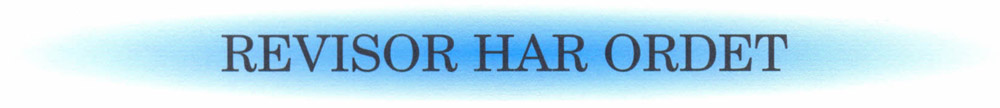 Revisor har ordet