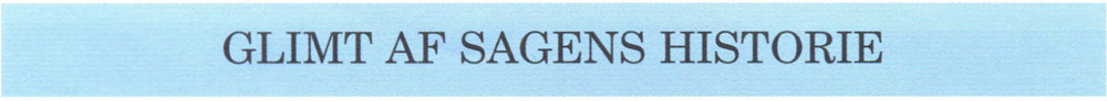 Glimt af sagens historie