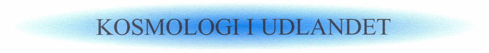 Kosmologi i udlandet