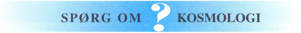 Spørg om kosmologi