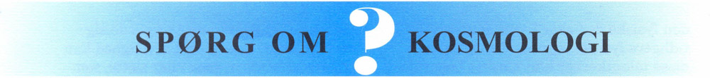 Spørg om kosmologi