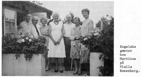 Engelske gæster hos Martinus på Vialla Rosenberg.