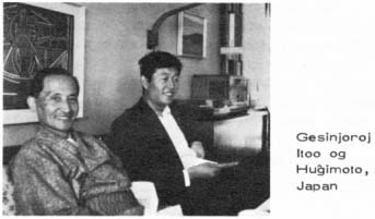 Gesinjoroj Itoo og Hugimoto, Japan