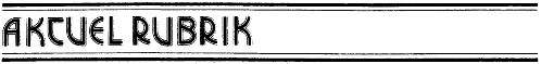 Aktuel rubrik