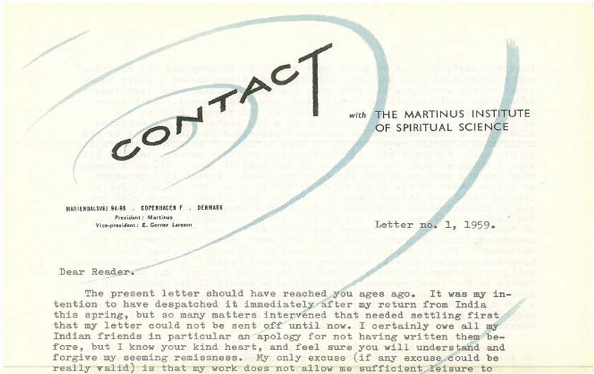 Contact Letter